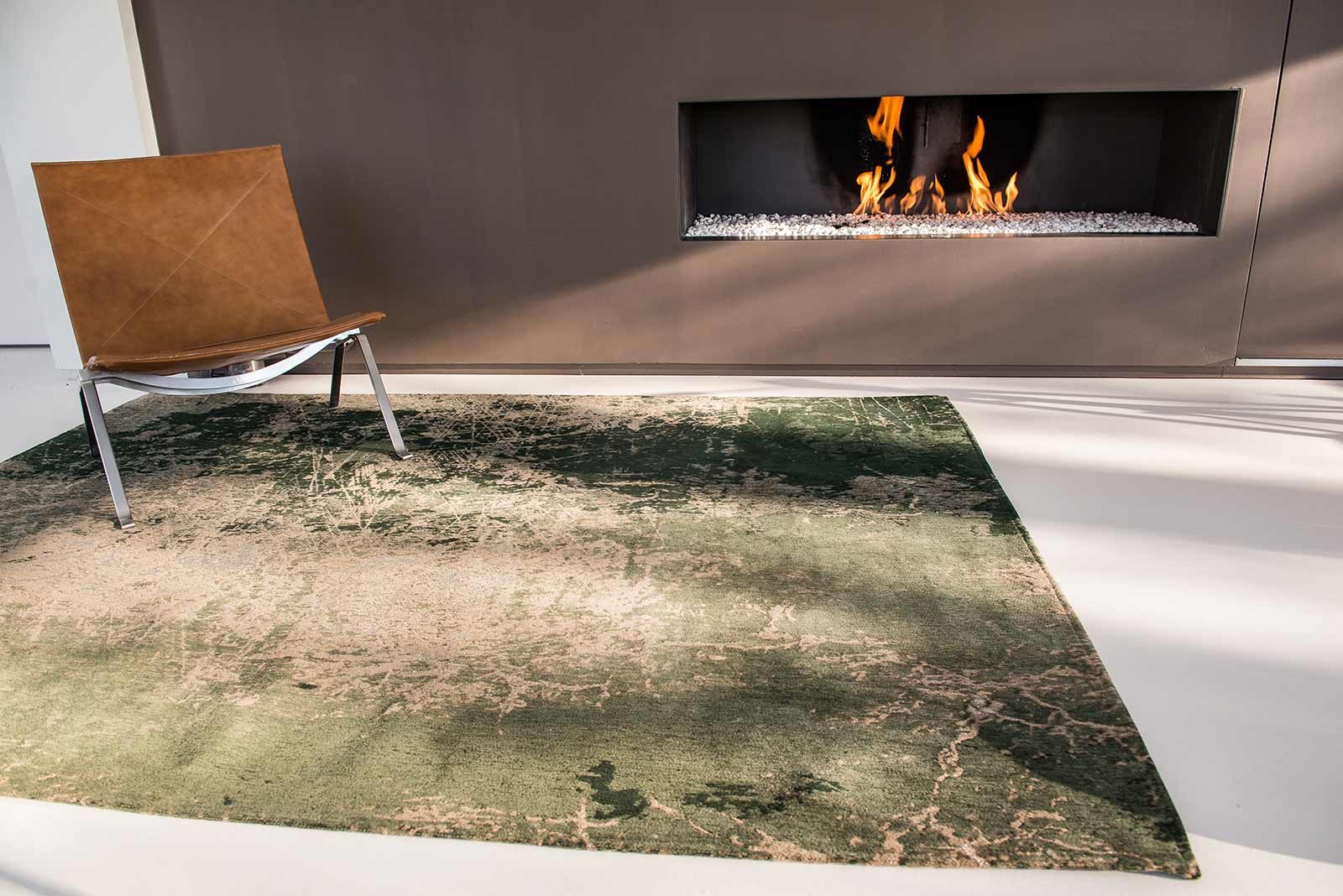 tappeti Louis De Poortere CS 8723 Mad Men Cracks Dark Pine interior