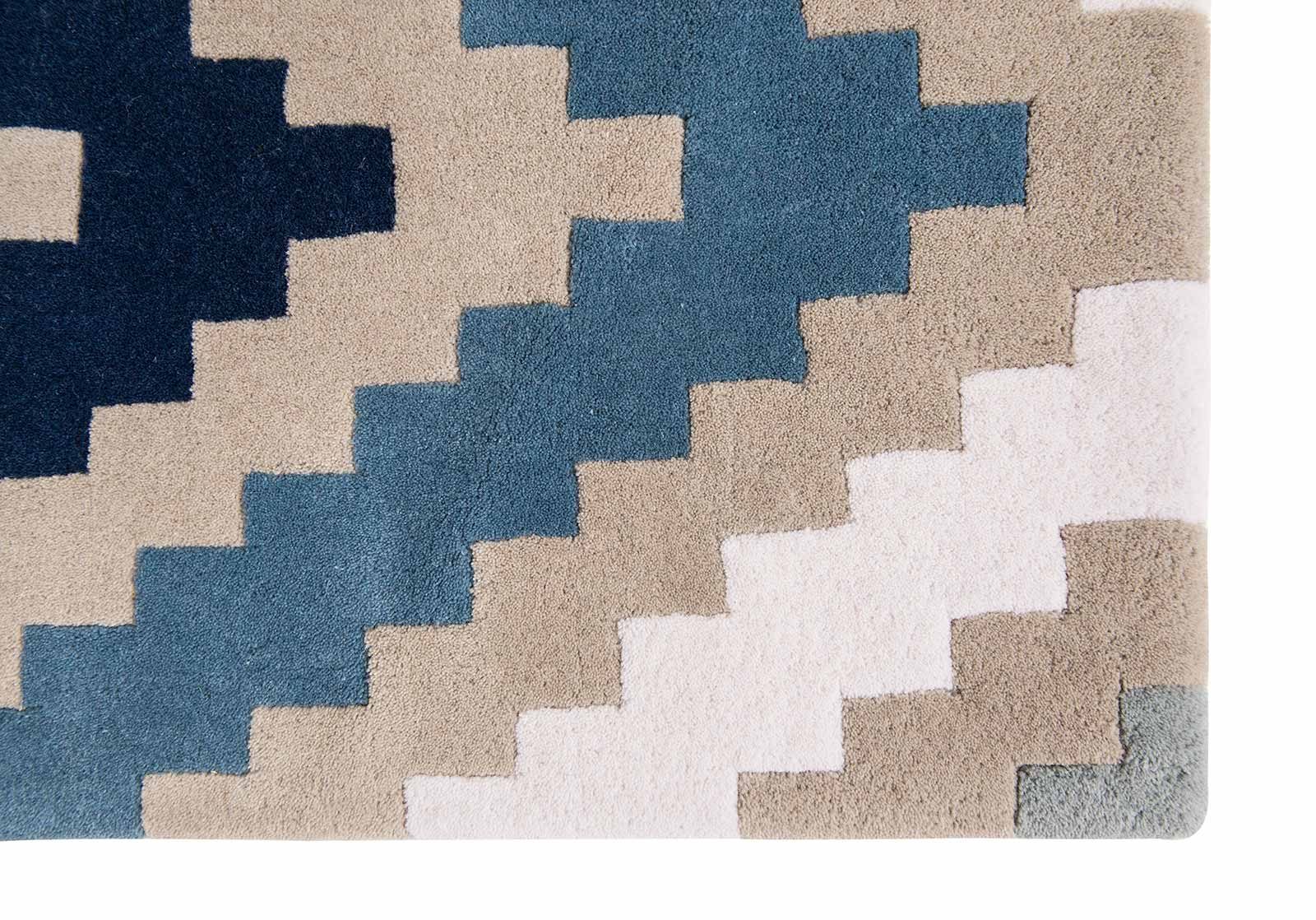 Louis De Poortere tappeti Romo LX 2000 Scala Indigo corner