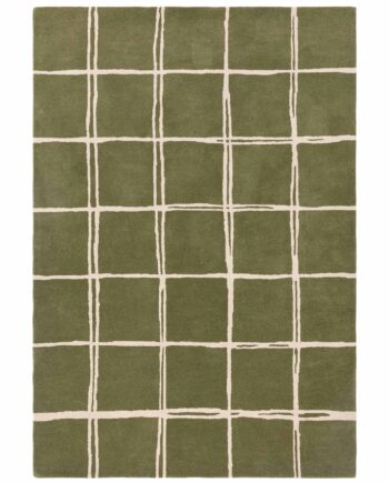 Asiatic tappeto Albany Grid Olive