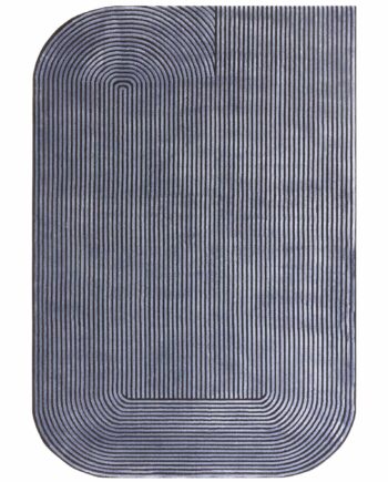Asiatic tappeto Kuza Shape Black Navy