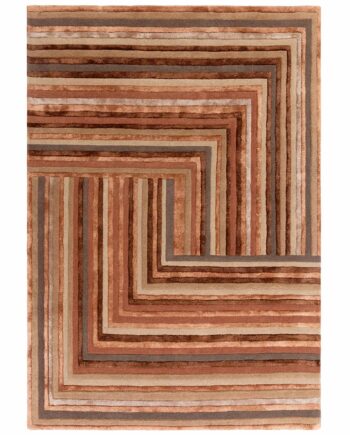 Asiatic tappeto Matrix 80 Network Terracotta