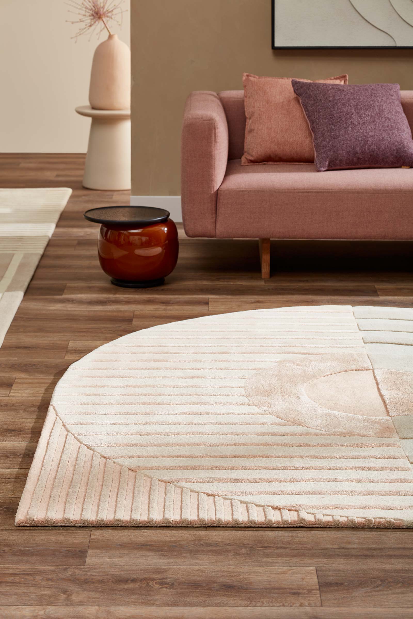 Brinker Carpets tappeto Fano Girare White Beige interior 3