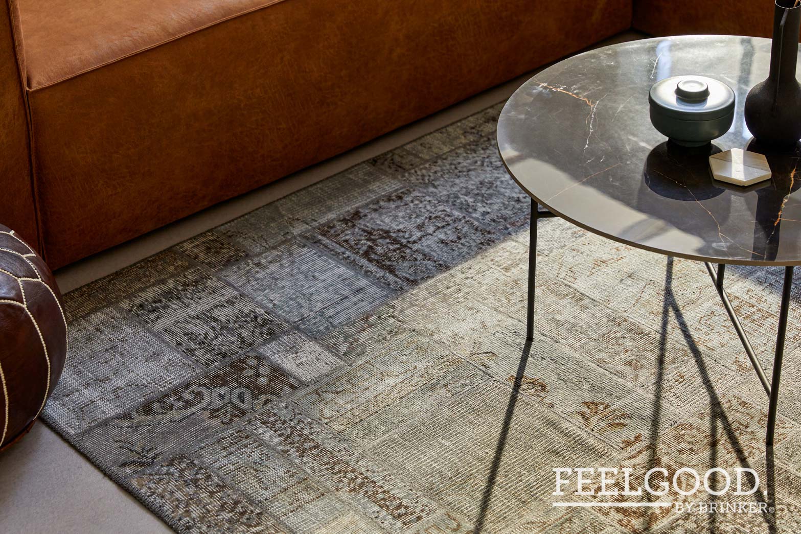 Brinker Carpets tappeto New Vintage grey interior 3