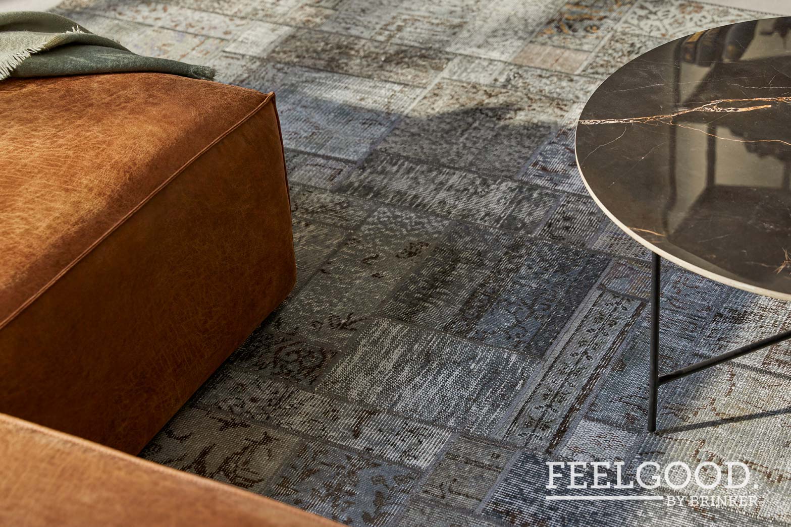 Brinker Carpets tappeto New Vintage grey interior 4