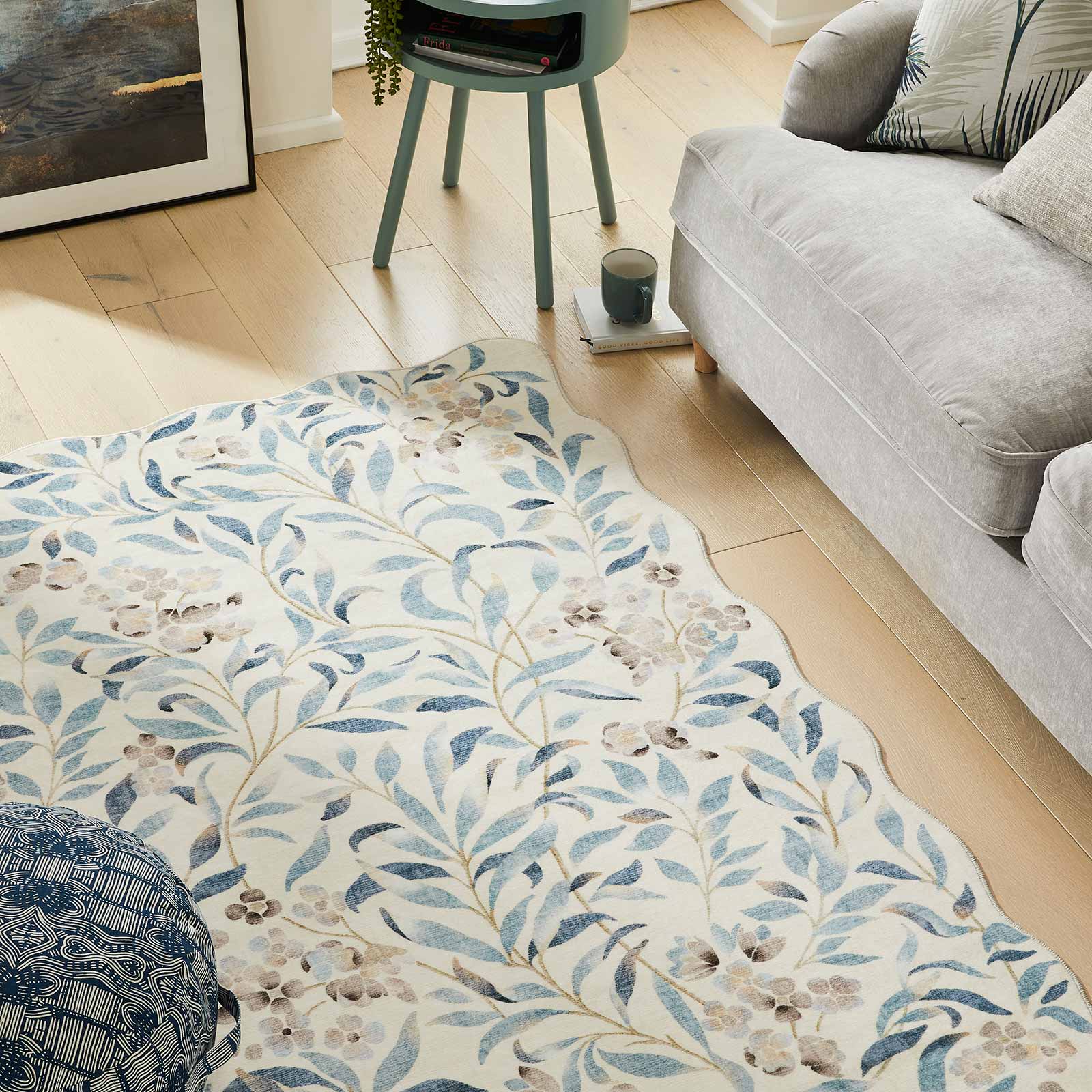 Concept Looms tappeto Liberty LIB301 IVORY BLUE 2