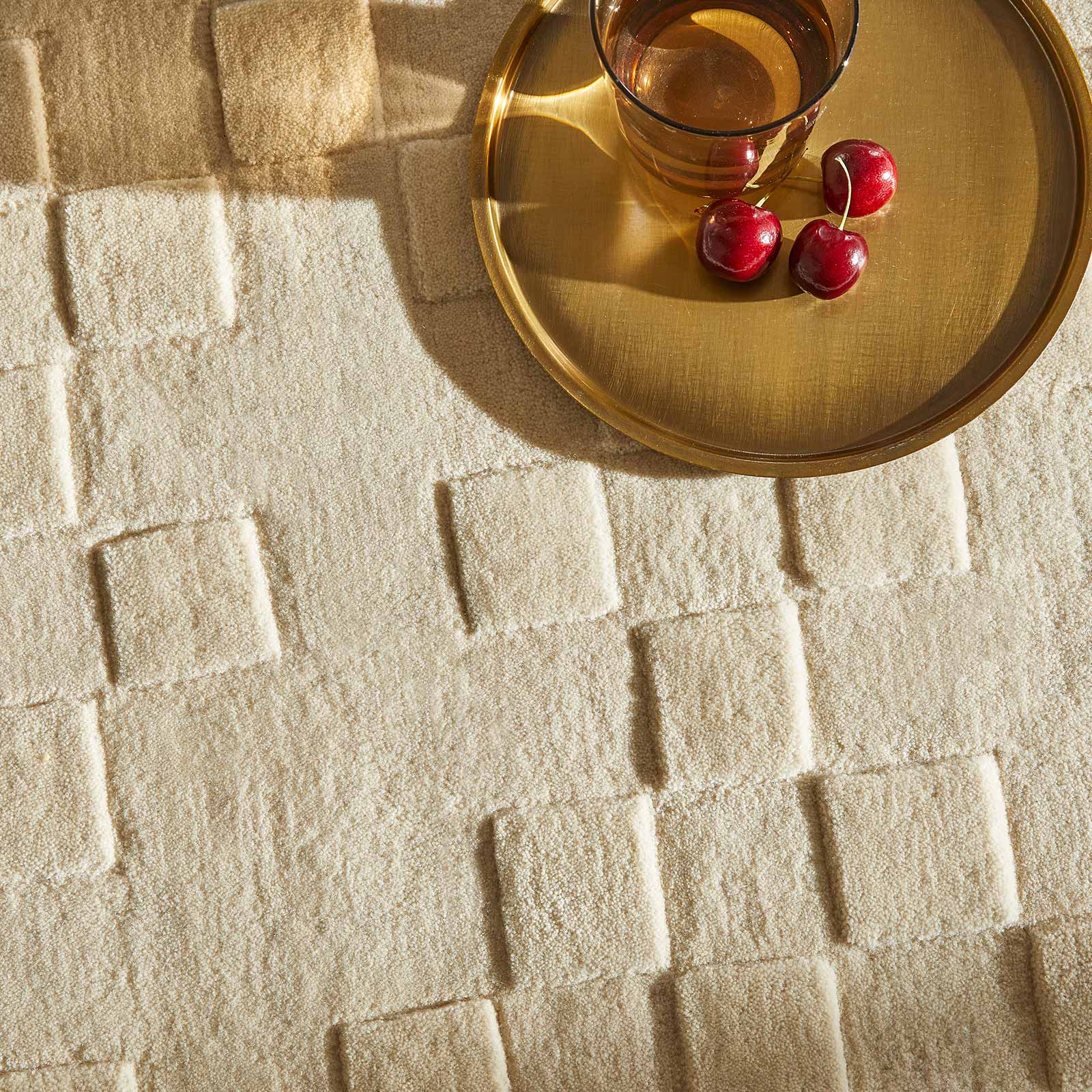 Concept Looms tappeto Priory PR 102 SQUARES IVORY interior 1