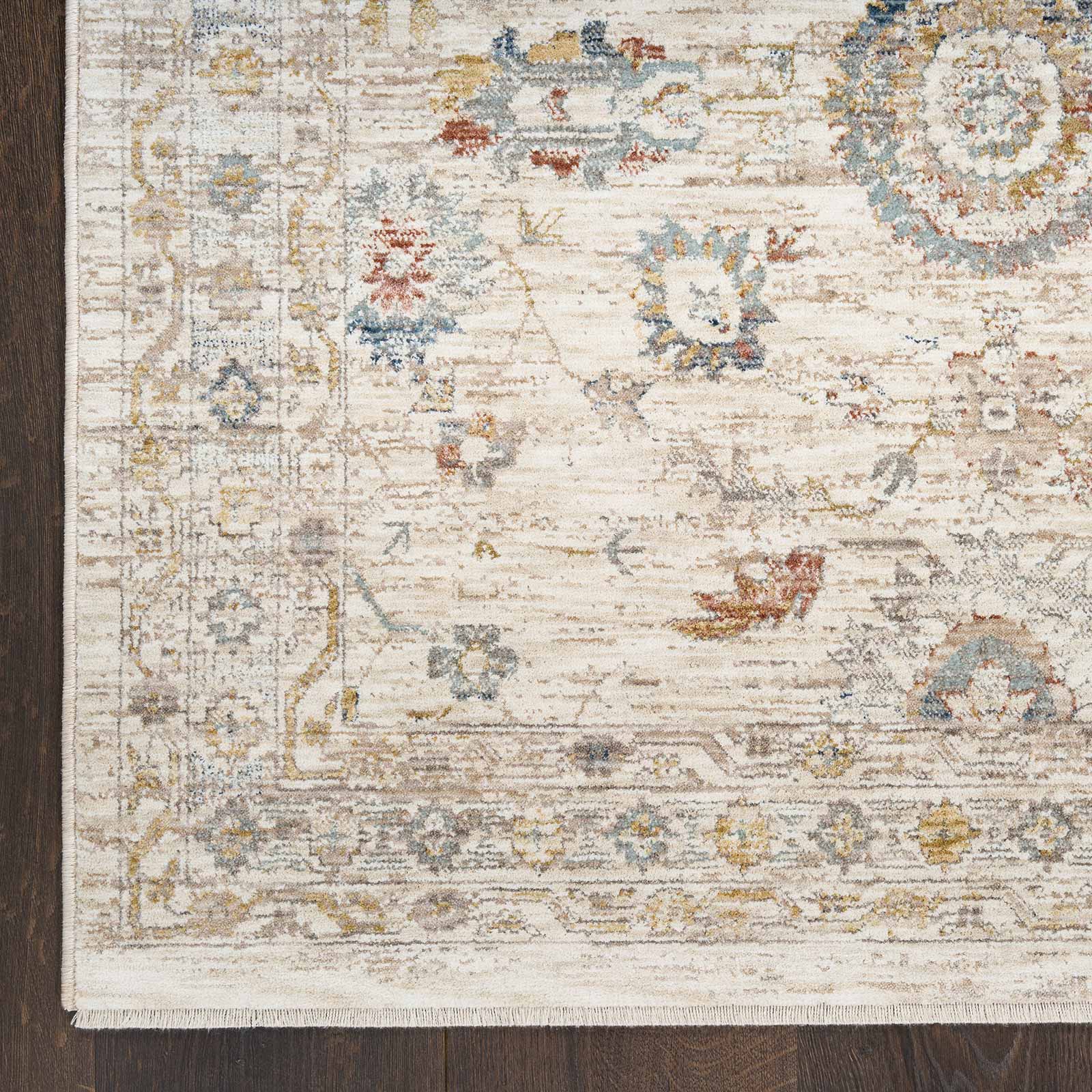 Nourison tappeto Antique Fusion ANF04 IVMTC IVORY MULTICOLOR 5x8 841491157916 corner
