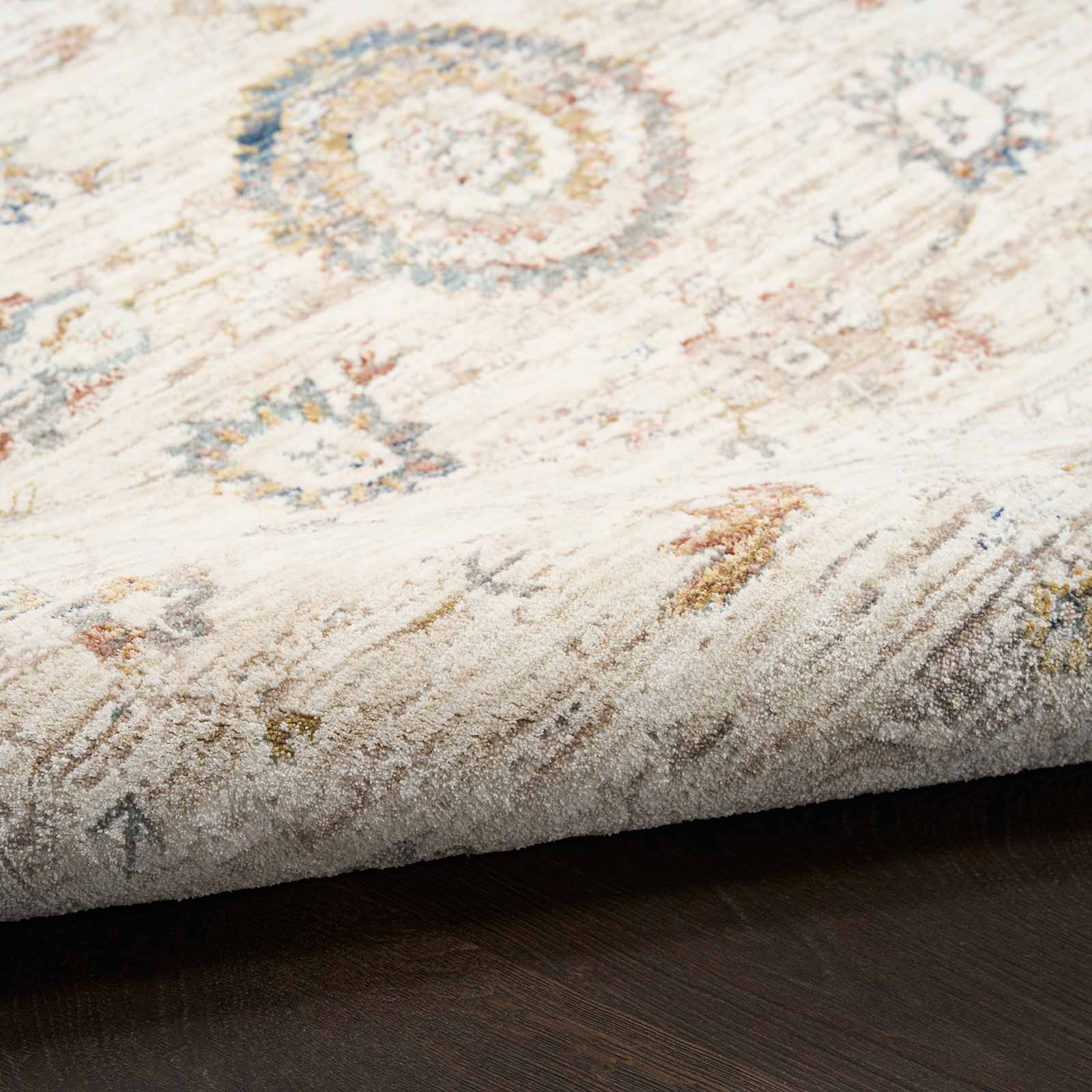 Nourison tappeto Antique Fusion ANF04 IVMTC IVORY MULTICOLOR 5x8 841491157916 texture 1