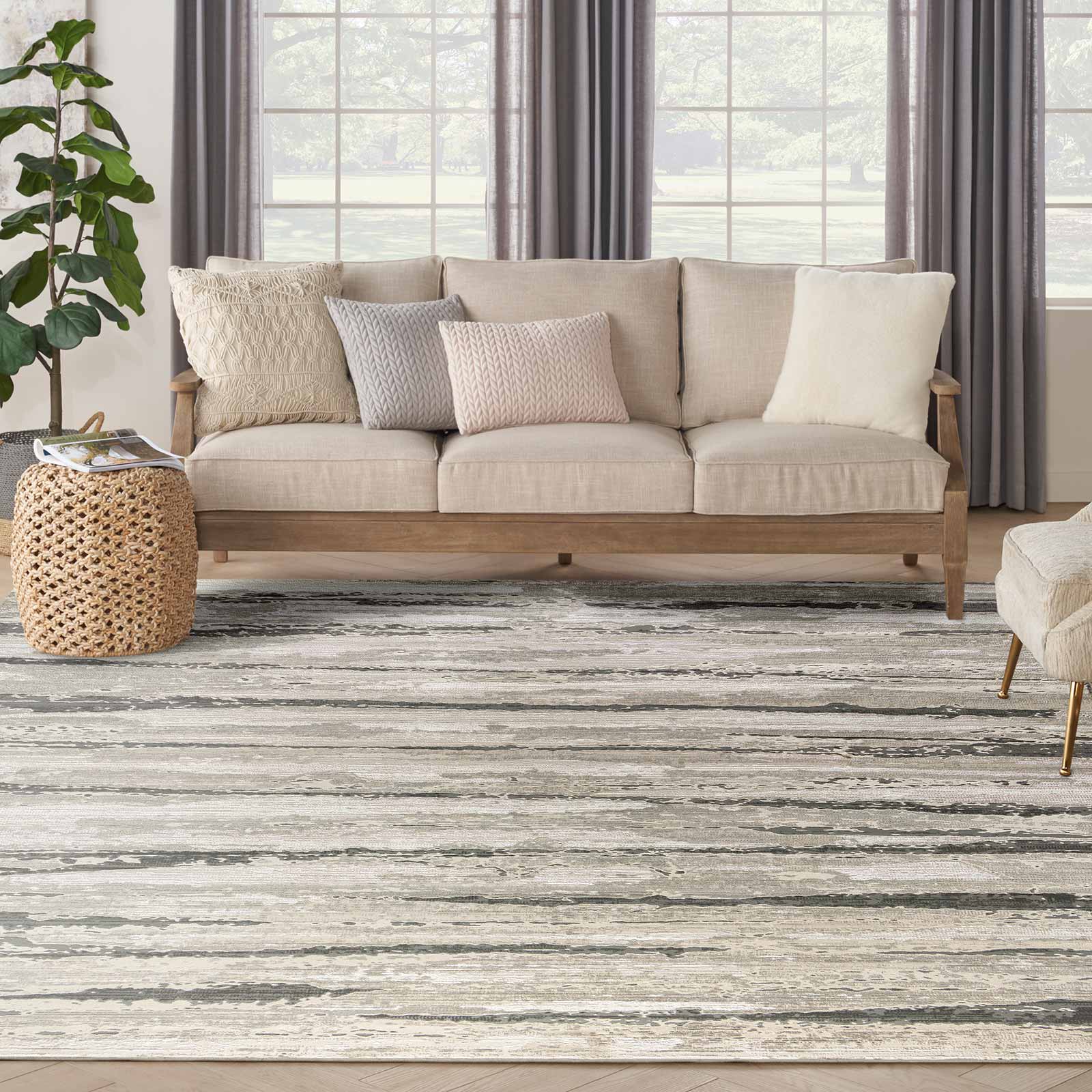 Nourison tappeto Sustainable Trends SUT03 IVMTC IVORY MULTICOLOR 9x12 099446954282 interior 3