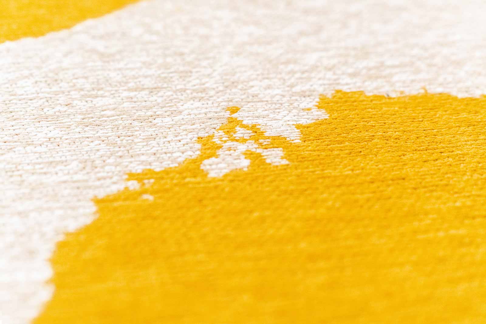 Louis De Poortere tappeto Craft 2084 Ribbon Pure Yellow zoom 4